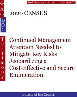 Cover of 2020 CENSUS