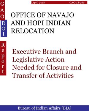 bigCover of the book OFFICE OF NAVAJO AND HOPI INDIAN RELOCATION by 