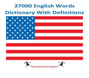 Book cover of 27000 English Words Dictionary With Definitions
