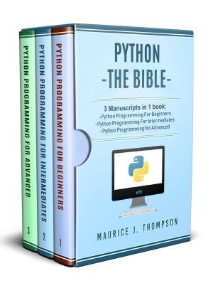 Book cover of Python: 3 Manuscripts in 1 book