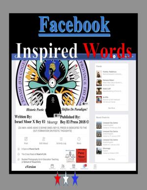 Cover of the book Facebook Inspired Words by Camilet Cooray