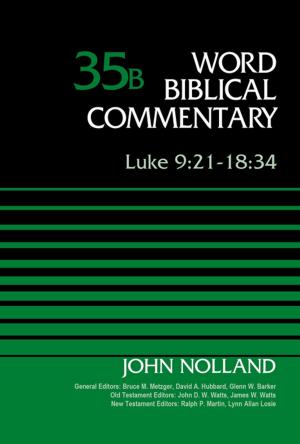 Book cover of Luke 9:21-18:34, Volume 35B