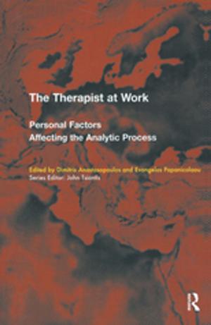 Cover of the book The Therapist at Work by Tony Morden