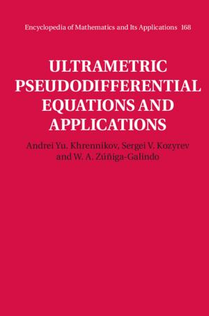 Book cover of Ultrametric Pseudodifferential Equations and Applications