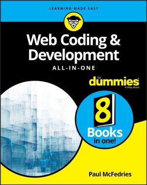 Cover of the book Web Coding &amp; Development All-in-One For Dummies by Bernhard Pfaff
