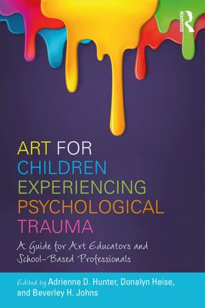 Cover of the book Art for Children Experiencing Psychological Trauma by Alastair G. Hunter