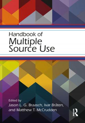 Cover of the book Handbook of Multiple Source Use by Harold J. Laski