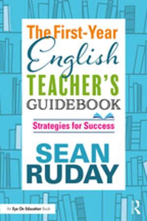 Cover of the book The First-Year English Teacher's Guidebook by Ronald M. McCarthy, Gene Sharp, Brad Bennett