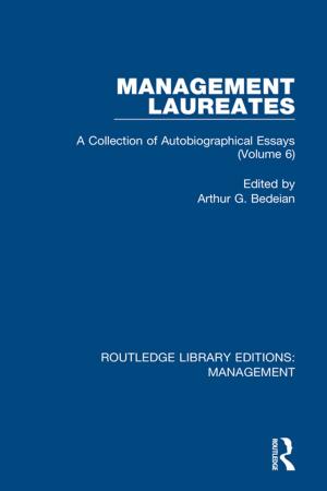 Cover of the book Management Laureates by James M. Griffin, David J. Teece