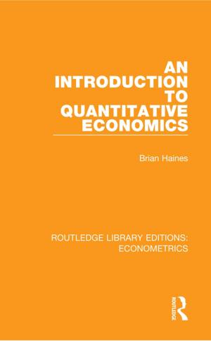 Cover of the book An Introduction to Quantitative Economics by Geoffrey Horrocks