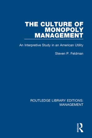 Cover of the book The Culture of Monopoly Management by George Yancey, Laurel Shaler, Jerald H. Walz