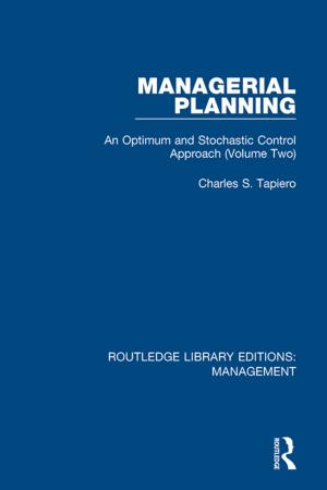 Book cover of Managerial Planning