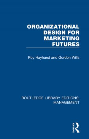Cover of the book Organizational Design for Marketing Futures by Weert Canzler
