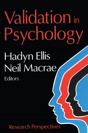 bigCover of the book Validation in Psychology by 