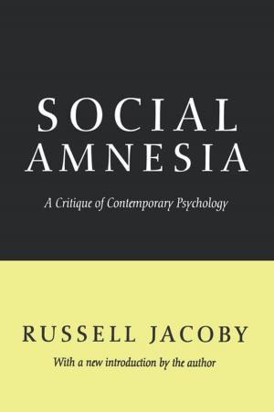 Cover of the book Social Amnesia by Pauline Allen, C.T.R Hayward