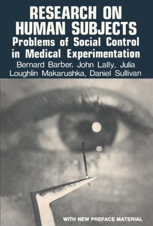 Cover of the book Research on Human Subjects by Arthur Asa Berger