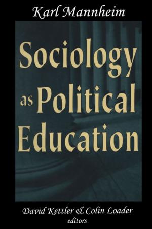 Cover of the book Sociology as Political Education by Richard G. Lomax, Debbie L. Hahs-Vaughn