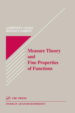 Cover of the book Measure Theory and Fine Properties of Functions by Rolf Medina