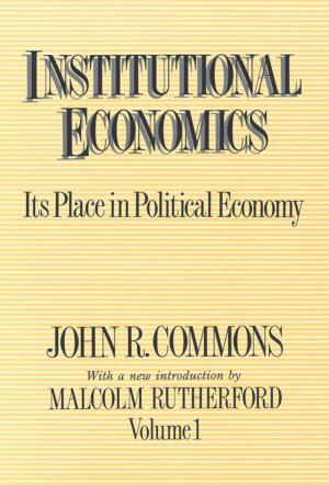 Cover of the book Institutional Economics by Karolina Prasad