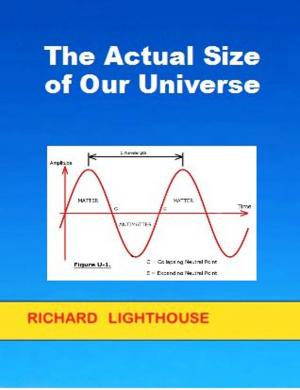 Cover of the book The Actual Size of the Universe by Richard Lighthouse