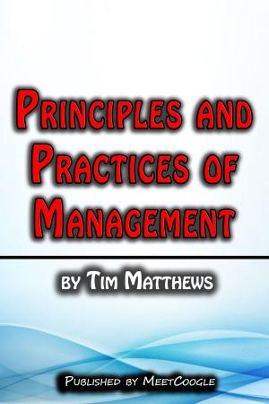 Book cover of Principles and Practices of Management
