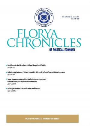 Cover of the book Florya Chronicles of Political Economy by Mustafa AYDIN