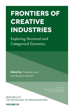 Cover of the book Frontiers of Creative Industries by Liam Leonard
