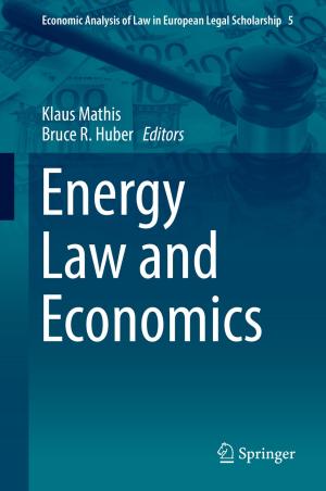 Cover of the book Energy Law and Economics by Gary W. Kronk