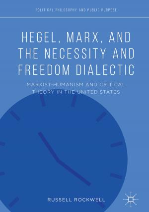 Cover of the book Hegel, Marx, and the Necessity and Freedom Dialectic by Muhammad Usman Karim Khan, Muhammad Shafique, Jörg Henkel