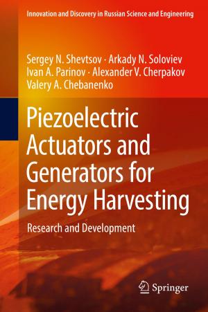 Cover of the book Piezoelectric Actuators and Generators for Energy Harvesting by David Darmofal, Ryan Strickler