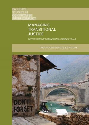 Cover of the book Managing Transitional Justice by Rocco Palumbo