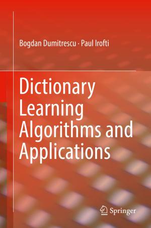 Cover of the book Dictionary Learning Algorithms and Applications by Carlos O. Maidana