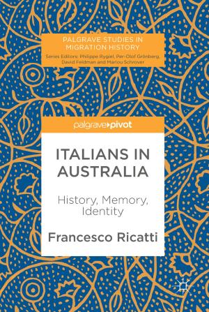 Cover of the book Italians in Australia by Nina C. Wunderlich, Apostolos Tzikas, Martin W. Bergmann