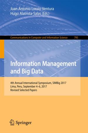 Cover of the book Information Management and Big Data by Albert van der Heide