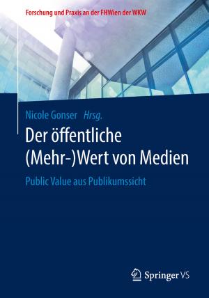 Cover of the book Der öffentliche (Mehr-)Wert von Medien by Jürgen Diehm