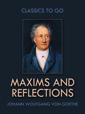 Book cover of Maxims and Reflections