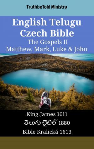 Cover of English Telugu Czech Bible - The Gospels II - Matthew, Mark, Luke & John