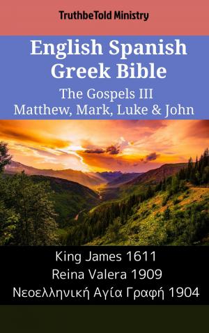 Book cover of English Spanish Greek Bible - The Gospels III - Matthew, Mark, Luke & John