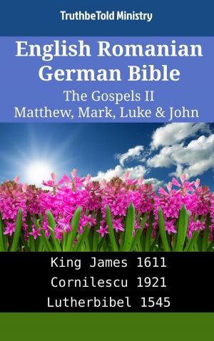 Cover of English Romanian German Bible - The Gospels II - Matthew, Mark, Luke & John