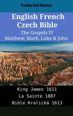 Book cover of English French Czech Bible - The Gospels IV - Matthew, Mark, Luke & John