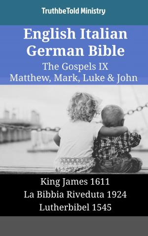 Cover of English Italian German Bible - The Gospels IX - Matthew, Mark, Luke & John