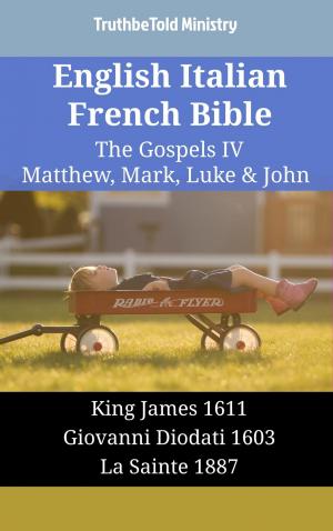 Book cover of English Italian French Bible - The Gospels IV - Matthew, Mark, Luke & John