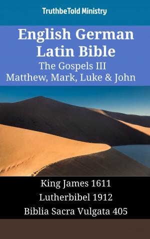 bigCover of the book English German Latin Bible - The Gospels III - Matthew, Mark, Luke & John by 