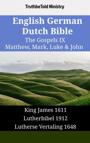 Cover of the book English German Dutch Bible - The Gospels IX - Matthew, Mark, Luke & John by June Kidd