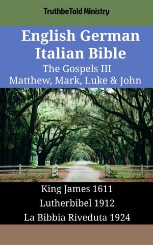 Cover of the book English German Italian Bible - The Gospels III - Matthew, Mark, Luke & John by 