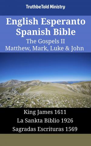 Cover of English Esperanto Spanish Bible - The Gospels II - Matthew, Mark, Luke & John