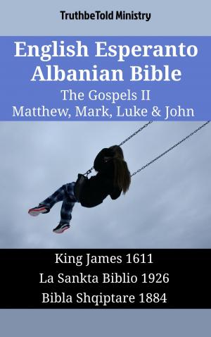 Cover of English Esperanto Albanian Bible - The Gospels II - Matthew, Mark, Luke & John