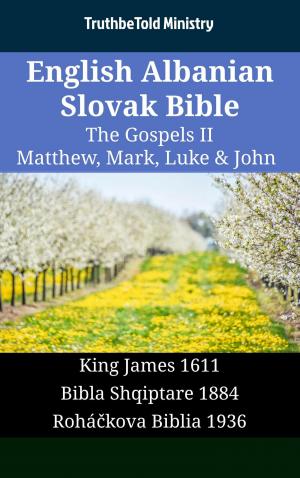 bigCover of the book English Albanian Slovak Bible - The Gospels II - Matthew, Mark, Luke & John by 