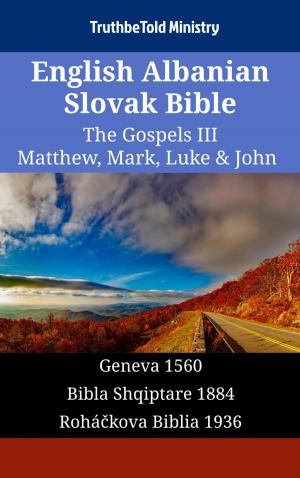 Book cover of English Albanian Slovak Bible - The Gospels III - Matthew, Mark, Luke & John