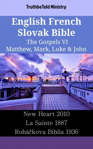 Cover of the book English French Slovak Bible - The Gospels VI - Matthew, Mark, Luke & John by Mark Vedder, John Nelson Darby